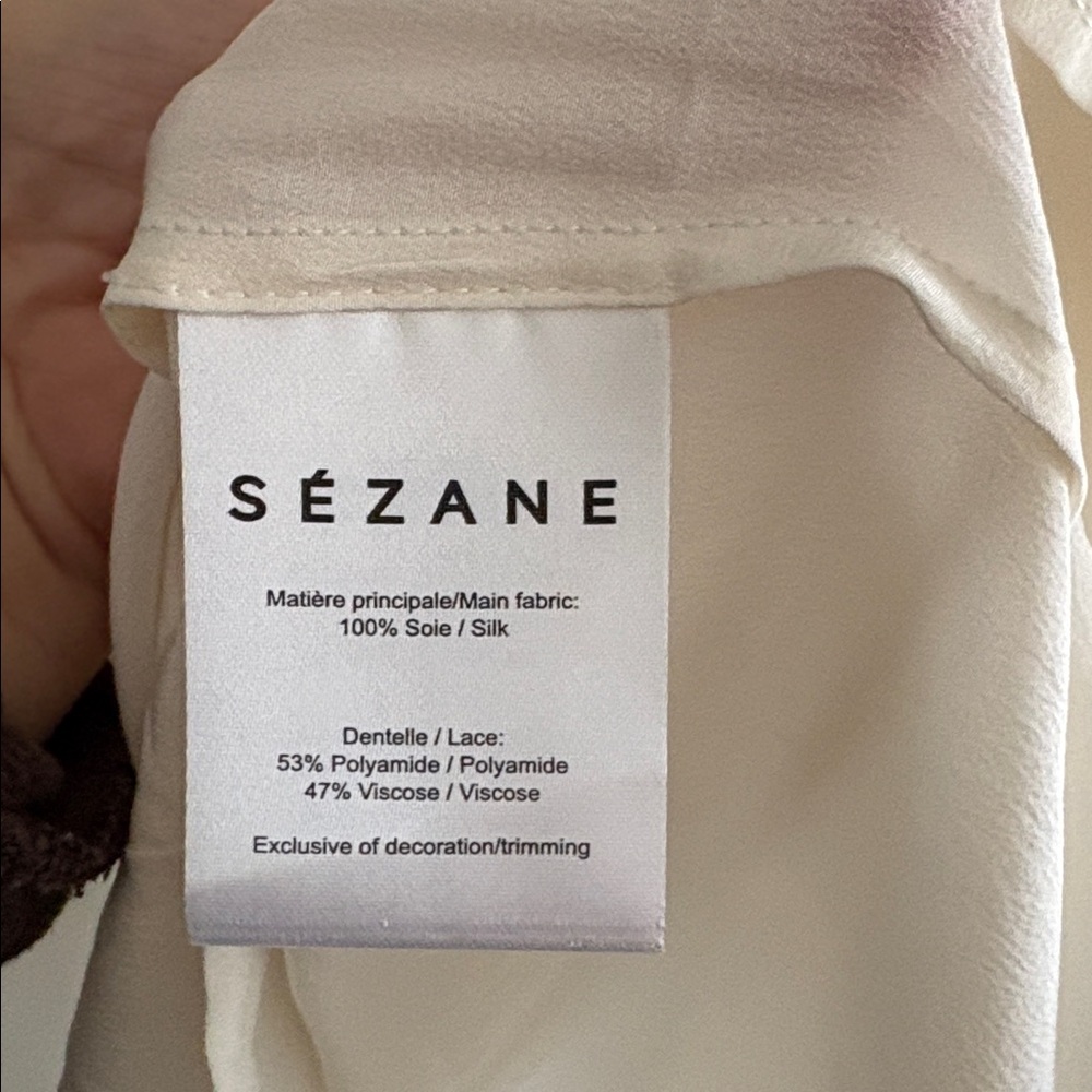 Sezane Adeline Silk Blouse - Picture 4 of 8